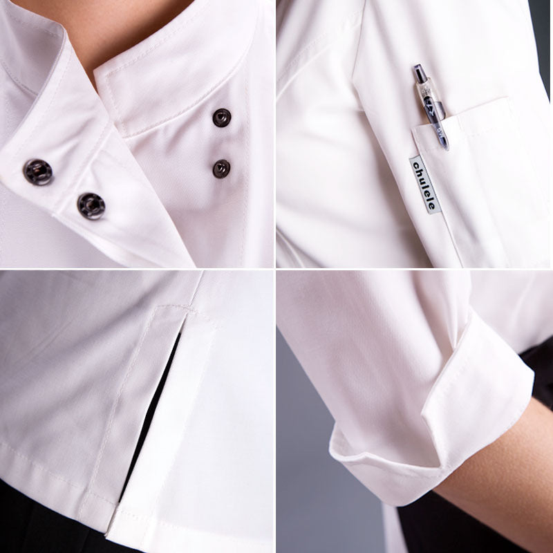 Costume For Female Chef In Hotel Kitchen Chef Uniform