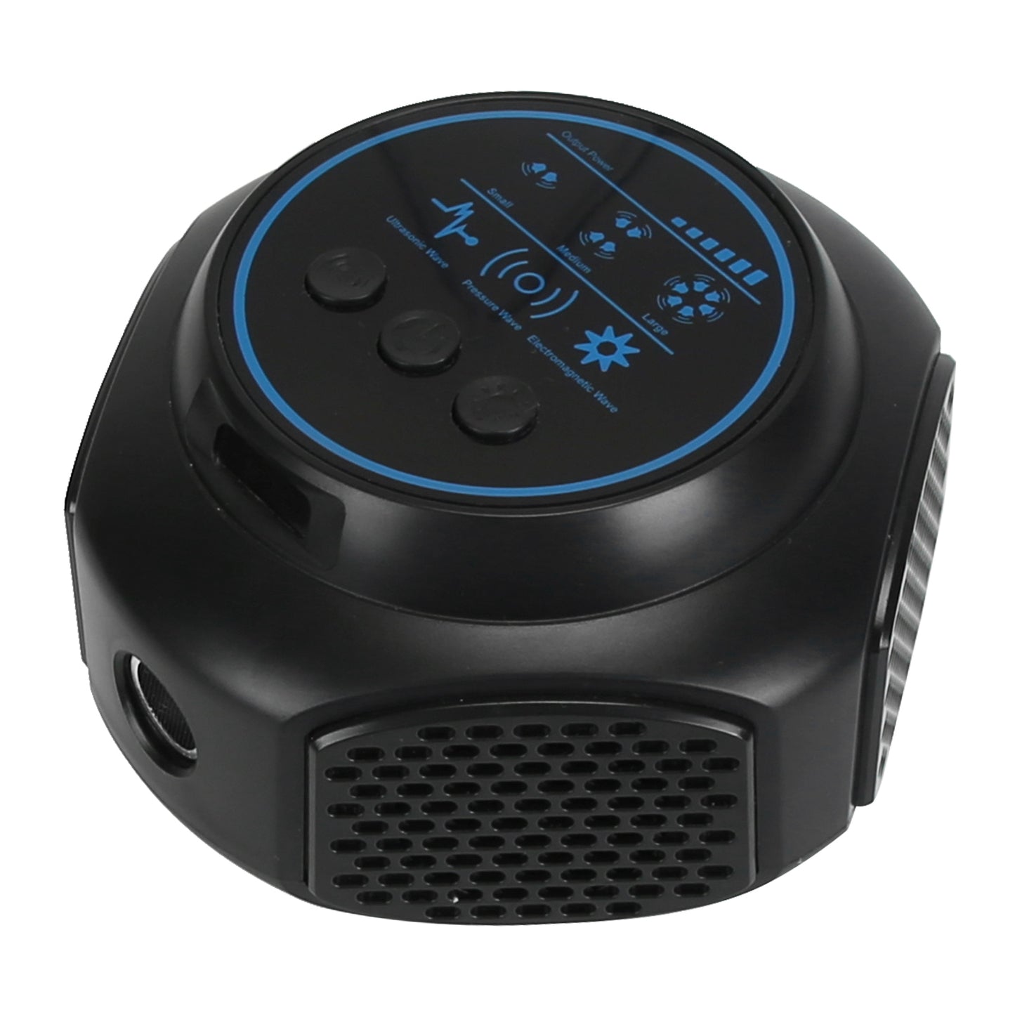 1Pc 360 Degree Ultrasonic Mice Repellent Indoor Rodent Repeller Rat Squirrel Rodent Chaser With 3 Modes 2 Strobe Lights For Kitchen Warehouse