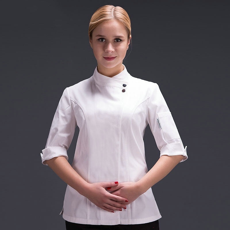 Costume For Female Chef In Hotel Kitchen Chef Uniform