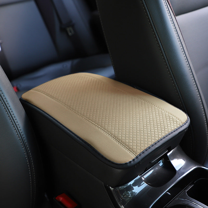 Automotive Fiber Leather Embossed Armrest Box Mat