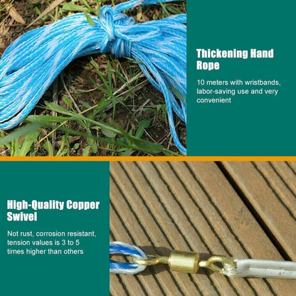 Fishing Cast Net Bait Easy Throw Hand Cast Strong Nylon Mesh