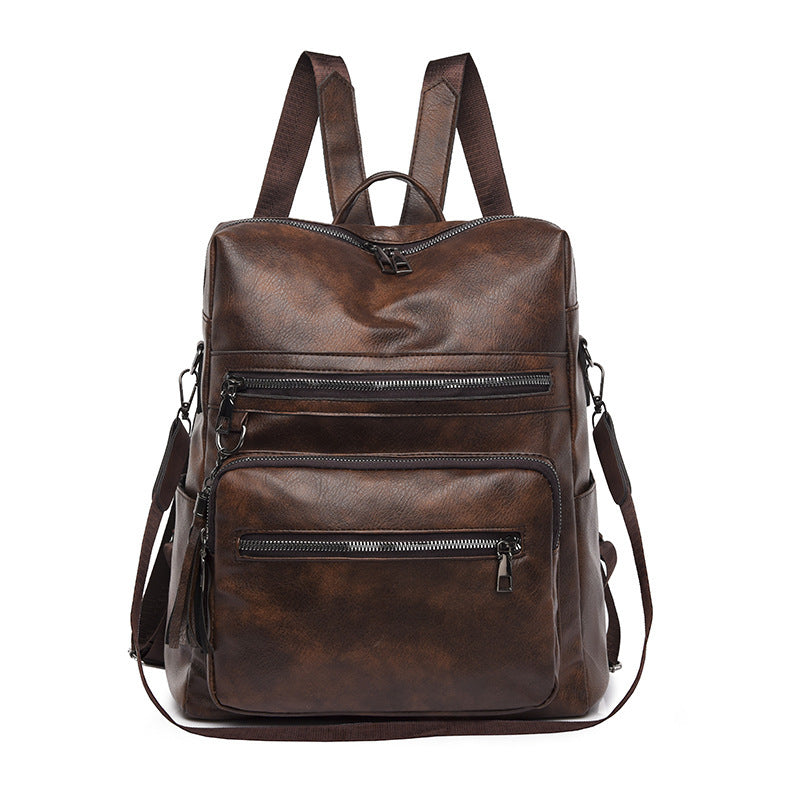 New Casual Women's Backpack Fashion Large Capacity