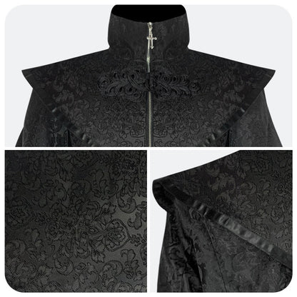 Medieval Gothic Mid-length Coat Cosplay Clothing