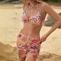 Women's Sling Yarn Pleating Tulle Skirt Swimsuit