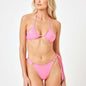 Fashion Personalized Women's Solid Color Split Swimsuit