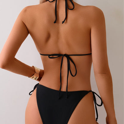 Bikini Swimsuit Women's Metal Bead Bikini Swimsuit