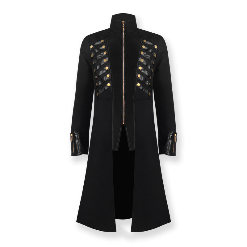 Medieval Gothic Mid-length Coat Cosplay Clothing