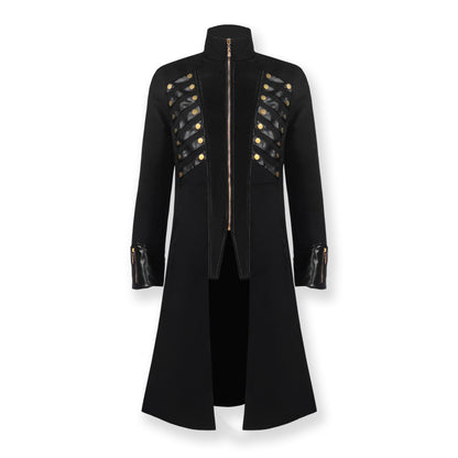 Medieval Gothic Mid-length Coat Cosplay Clothing
