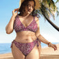New Lace-up Bikini Swimsuit Sexy Waist Plus Size