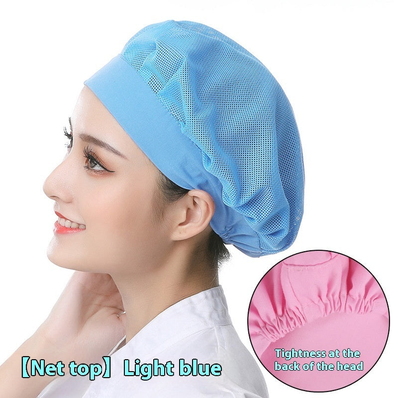 Workshop Work Cotton Female Male Factory Chef Cap Breathable Dust-free Food Hat