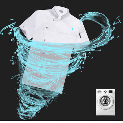 Chef Work Clothes Short Sleeved Catering Chef Clothes