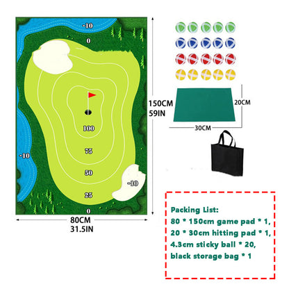 Golf Training Mat fun for everyone