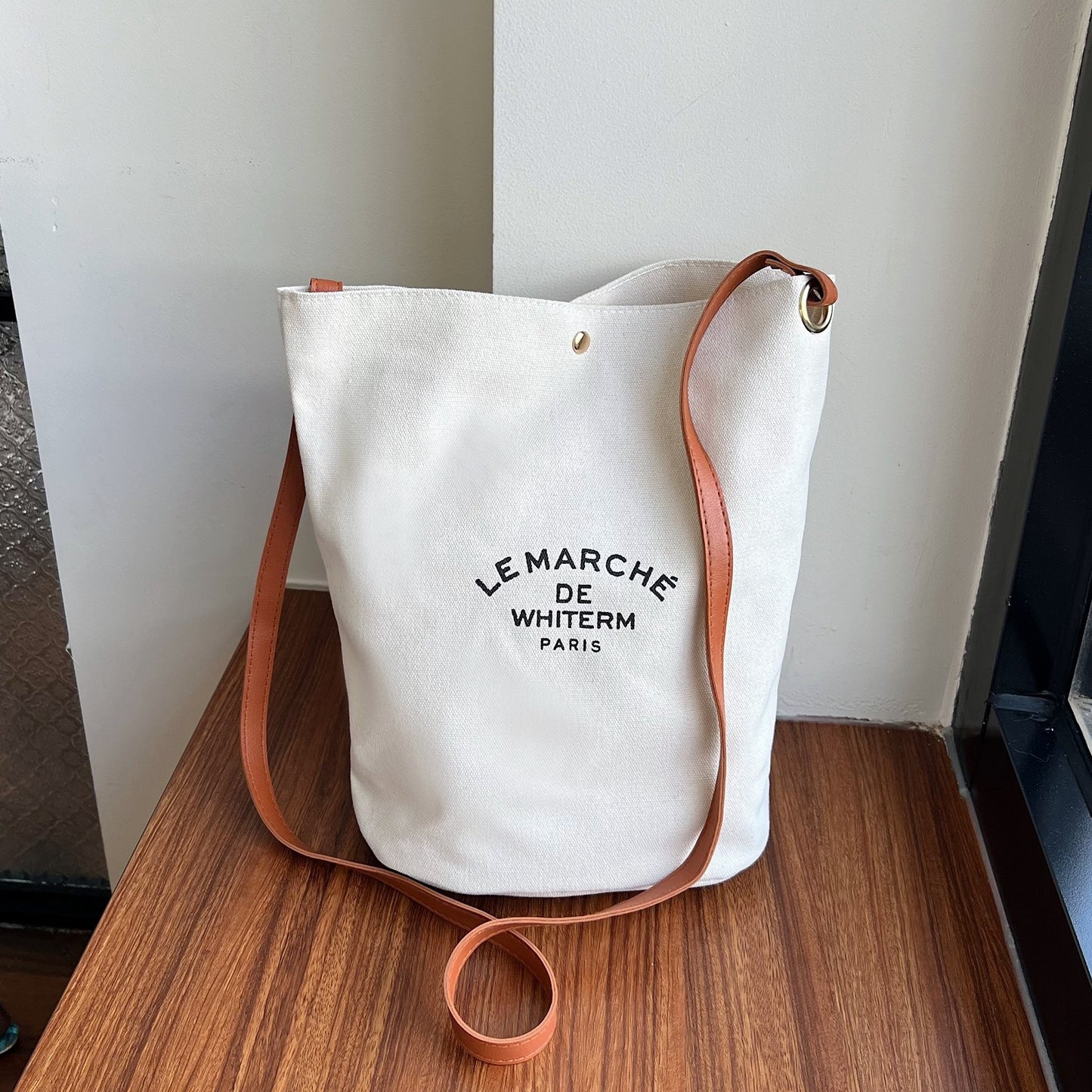 Canvas Minimalism Shoulder Messenger Bag Personality Printed