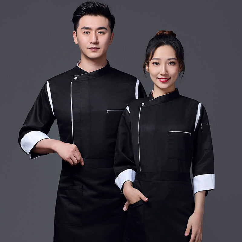 Mens Chef Wear Long Sleeve Work Clothes