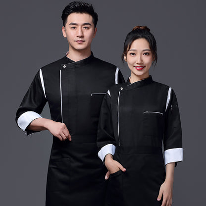Mens Chef Wear Long Sleeve Work Clothes