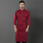 Chef Clothes Long Sleeved Catering Kitchen Coverall