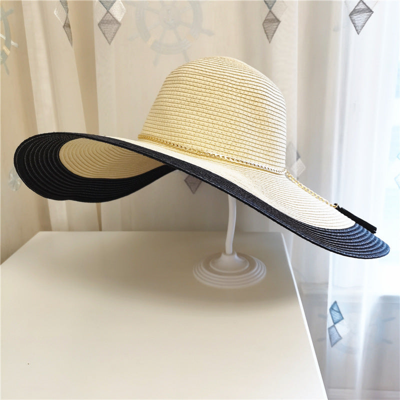 Summer Sun Protection Big Brim Beach Hat Outdoor