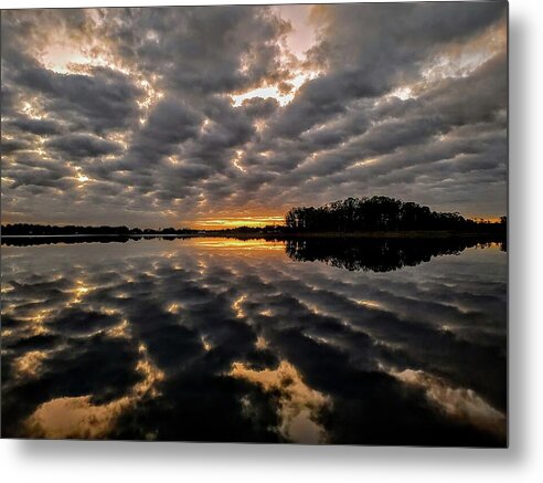 Arachnid sunrise reflection  - Metal Print Real Photography