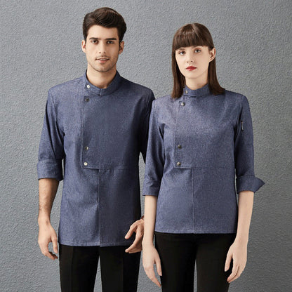 Hotel Chef Overalls Men's Three-quarter Sleeves