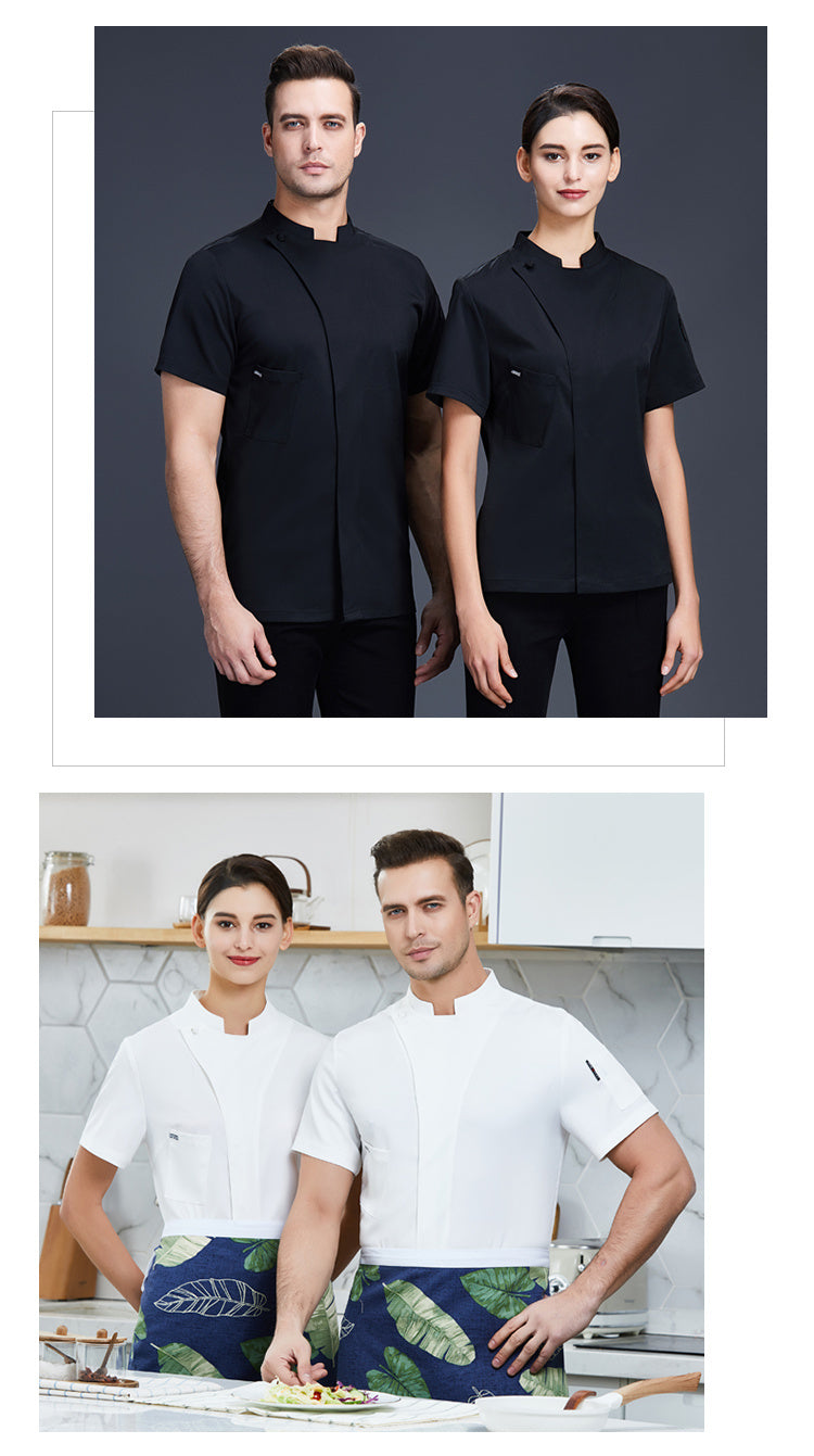 Mesh Fabric Breathable Light Chef Clothing
