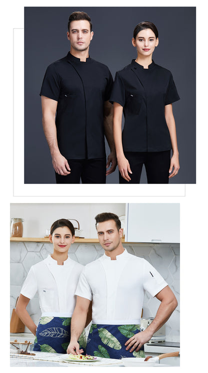 Mesh Fabric Breathable Light Chef Clothing