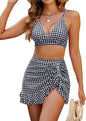 Split Bikini Cover Belly Slimming Swimsuit Suit