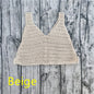 Handmade Crochet Beach Bikini Sweatshirt Swimsuit Cover Pants Set