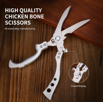 7-piece Set Of Plastic Handle Scissors
