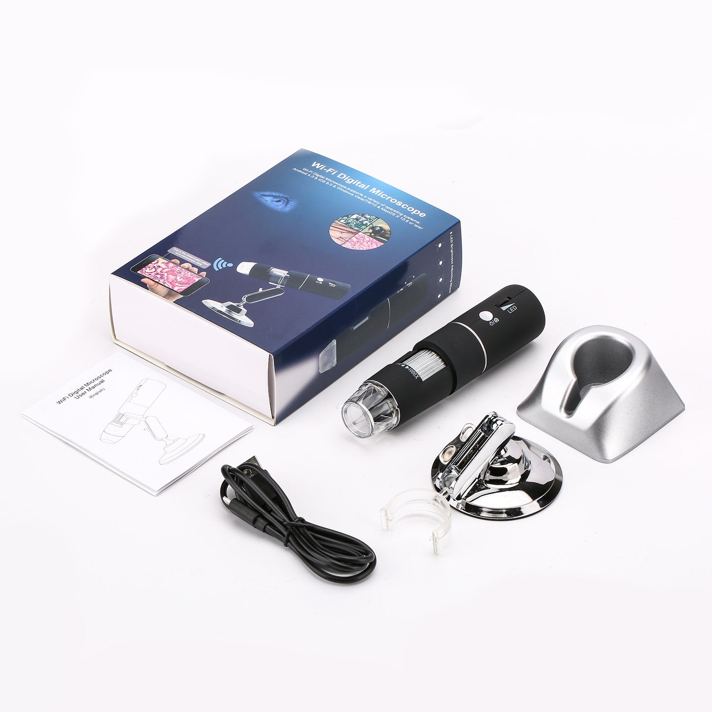 HD WiFi Electron Microscope Digital Magnifier