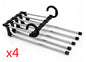 5 In 1 Wardrobe Hanger Multi-functional Clothes Hangers Stainless Steel Magic Wardrobe Clothing Hangers For Clothes Rack