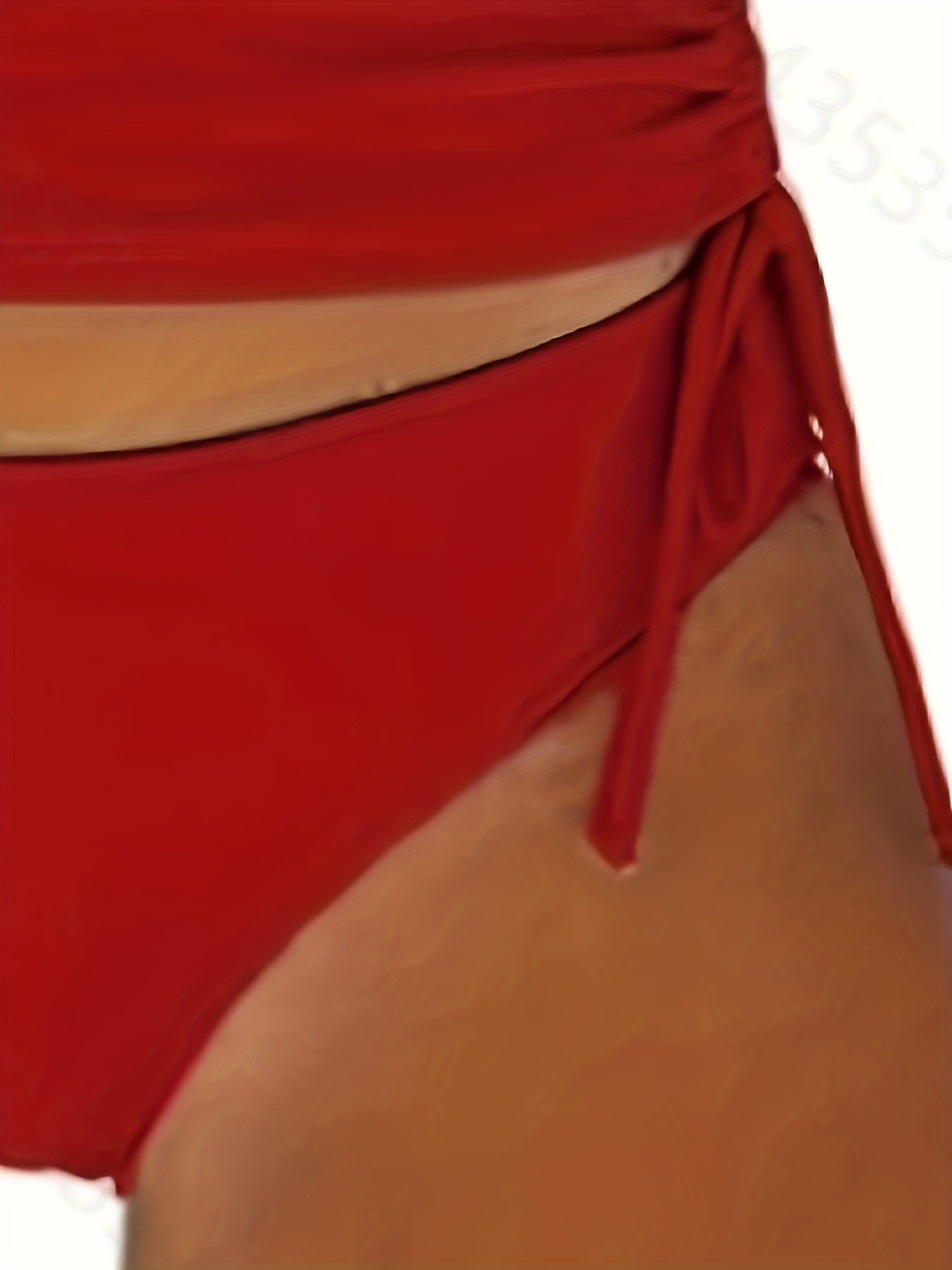 Women's Two-piece Casual Swimsuit Red