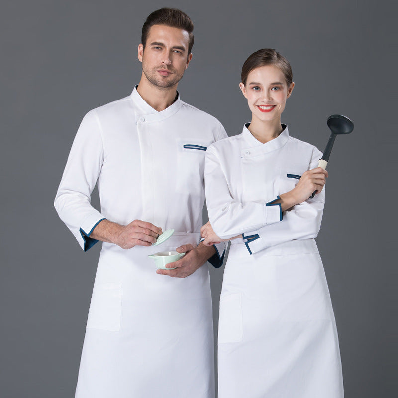Hotel Chef Working Clothes, Male Long Sleeved, Autumn And Winter Clothes, Chef