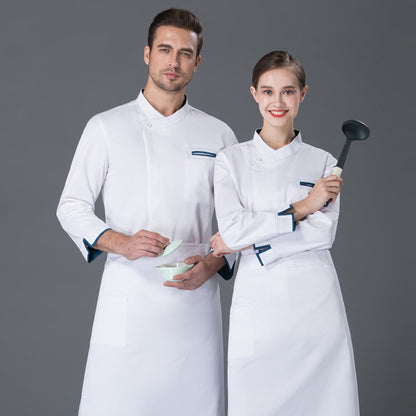 Hotel Chef Working Clothes, Male Long Sleeved, Autumn And Winter Clothes, Chef