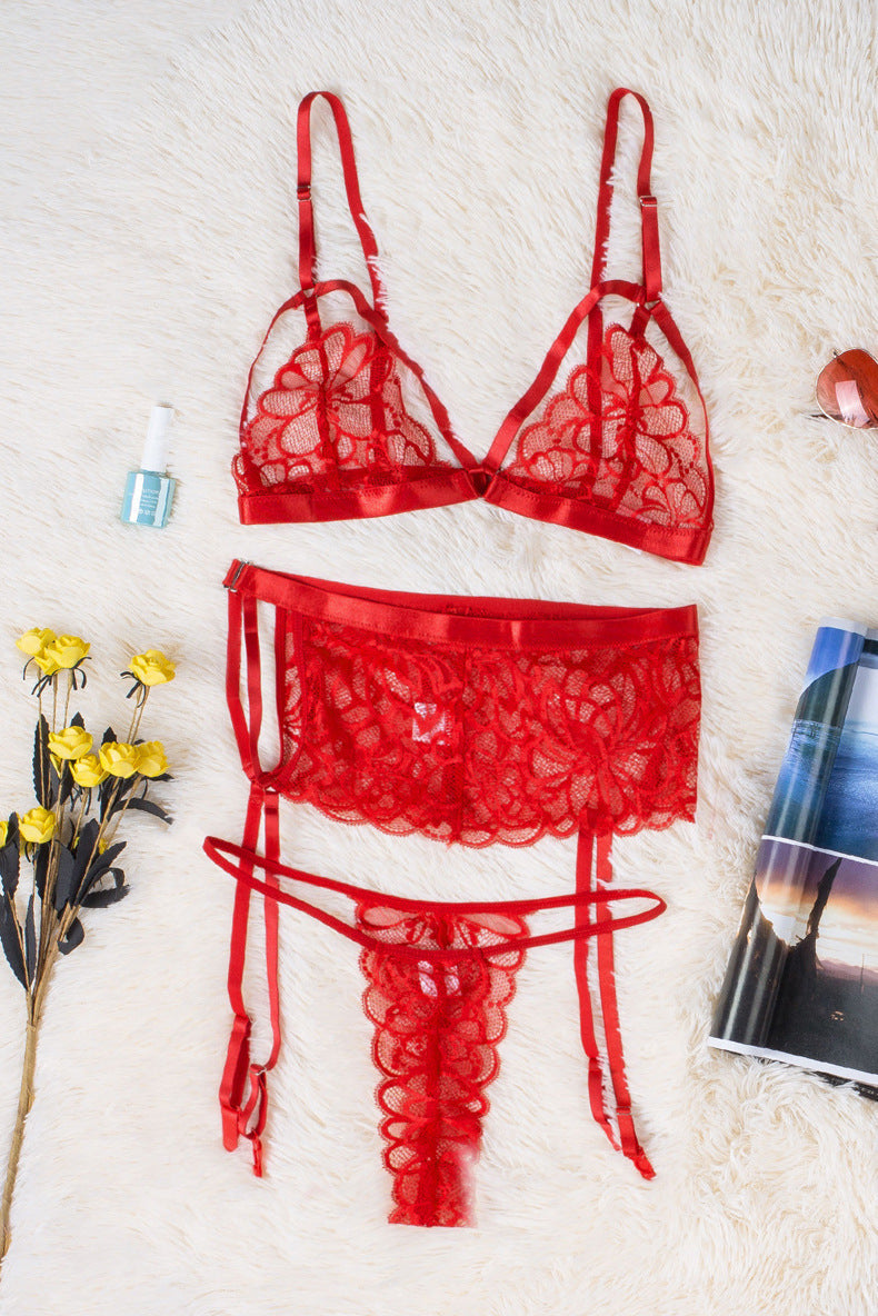 Sexy Lingerie Women's Sexy Lace Two-piece Sling Underwear