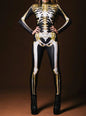 Digital Printing Halloween Cosplay Cosplay Clothes Unisex Wear Tight Long Sleeve Jumpsuit