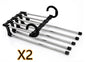 5 In 1 Wardrobe Hanger Multi-functional Clothes Hangers Stainless Steel Magic Wardrobe Clothing Hangers For Clothes Rack