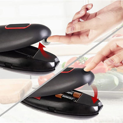 Electric Can Opener One Touch Portable Kitchen Hands Free Gadget