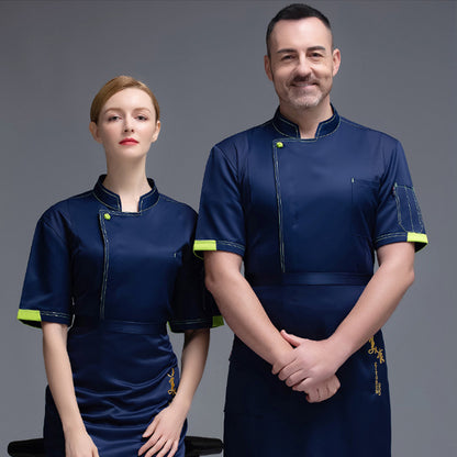 Hotel Chef Workwear Short Sleeve Baking Top
