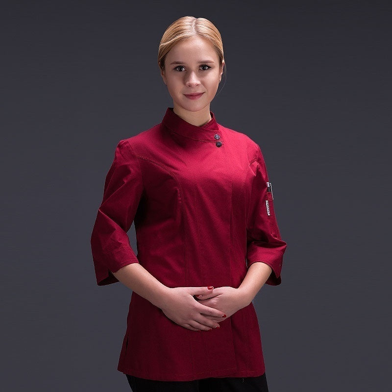 Costume For Female Chef In Hotel Kitchen Chef Uniform