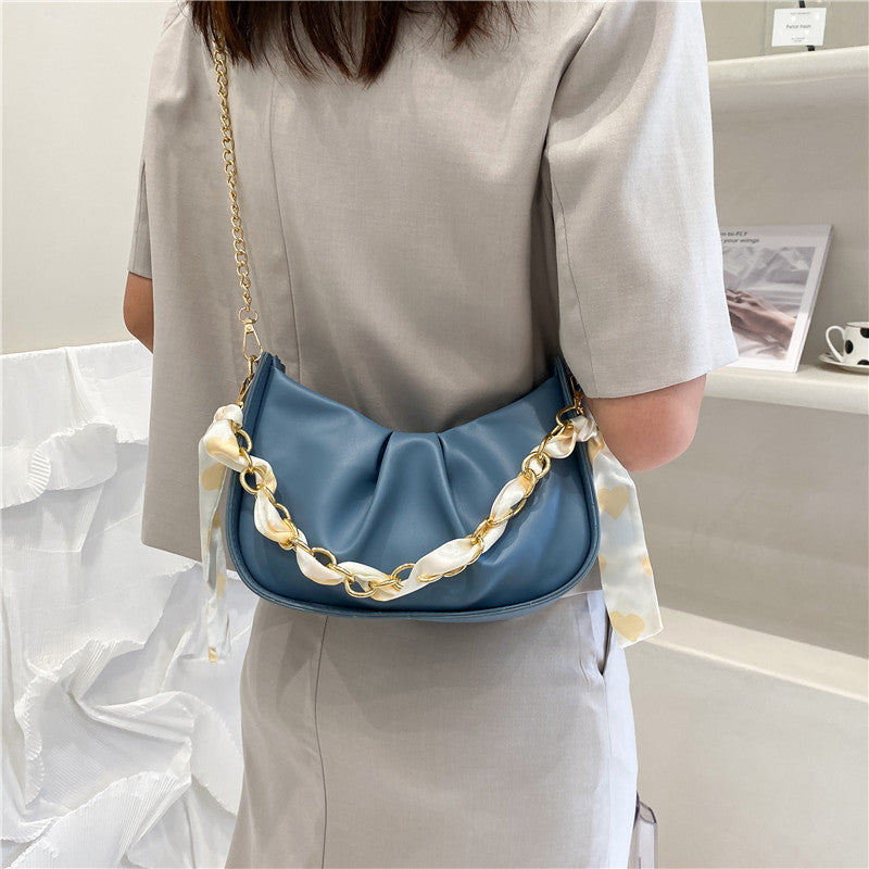Underarm Bag Texture Stylish Crossbody Fold Cloud Bag
