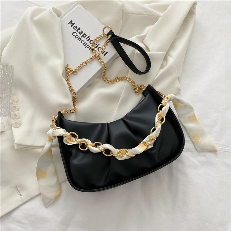 Underarm Bag Texture Stylish Crossbody Fold Cloud Bag