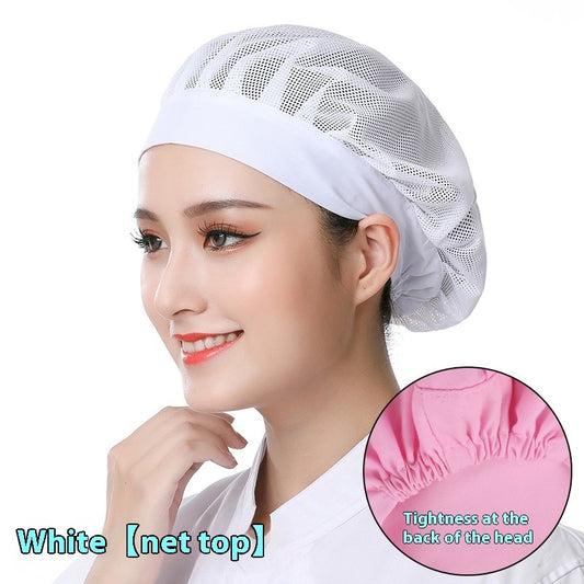 Workshop Work Cotton Female Male Factory Chef Cap Breathable Dust-free Food Hat