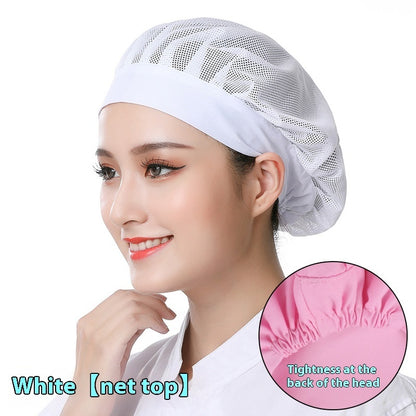 Workshop Work Cotton Female Male Factory Chef Cap Breathable Dust-free Food Hat