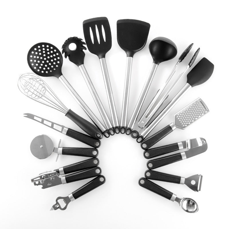 Kitchen Gadgets Cooking Silicone Spatula Spoon Set 16 Pieces