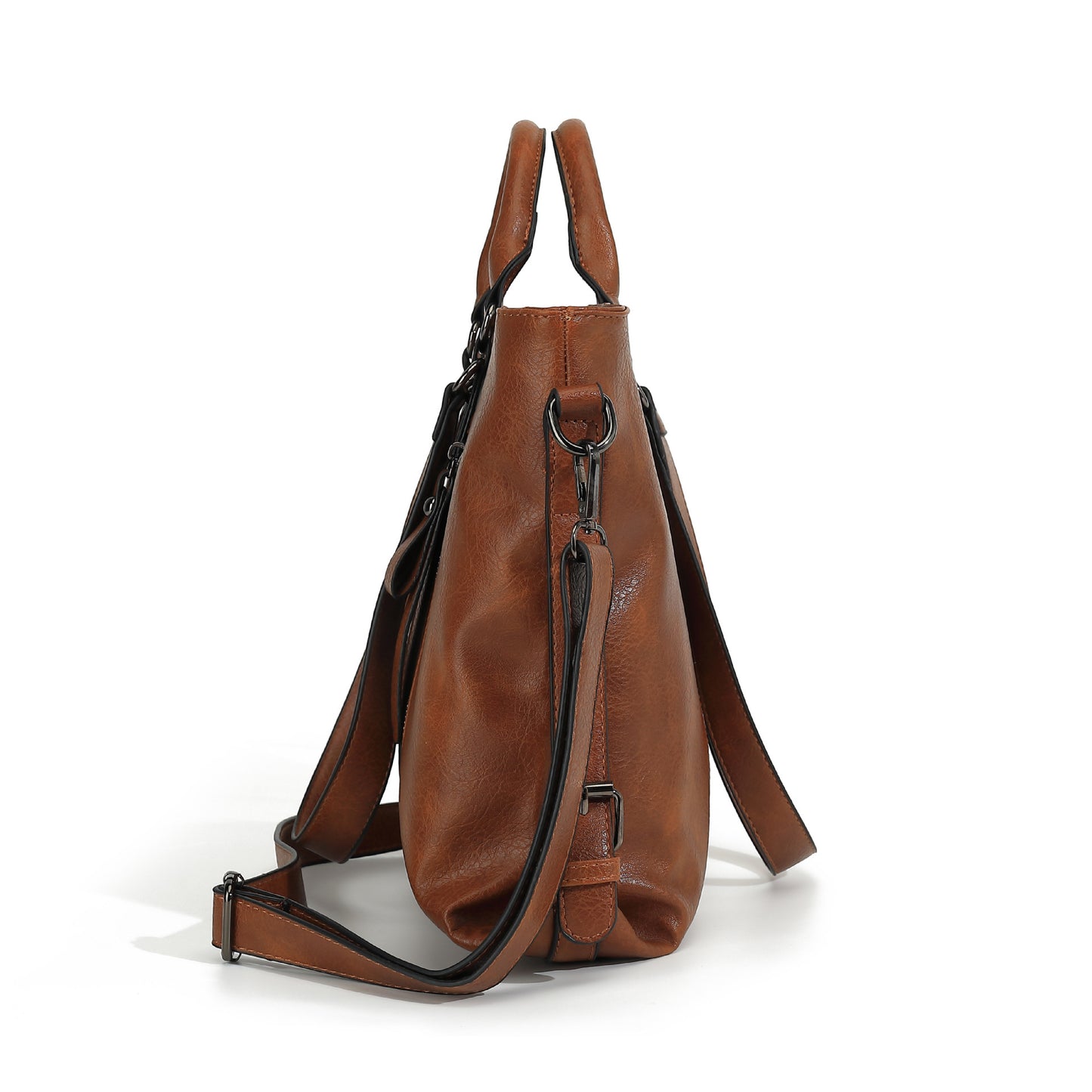Soft Leather Large Capacity Totes One-shoulder Portable Purse