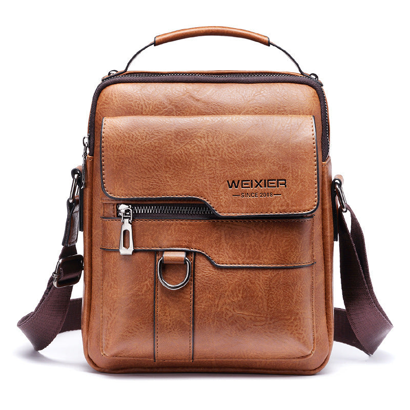 Men's Messenger Bag One Shoulder Retro Business Backpack