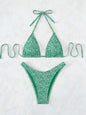 European And American Bikini Lanyard Halter For Women