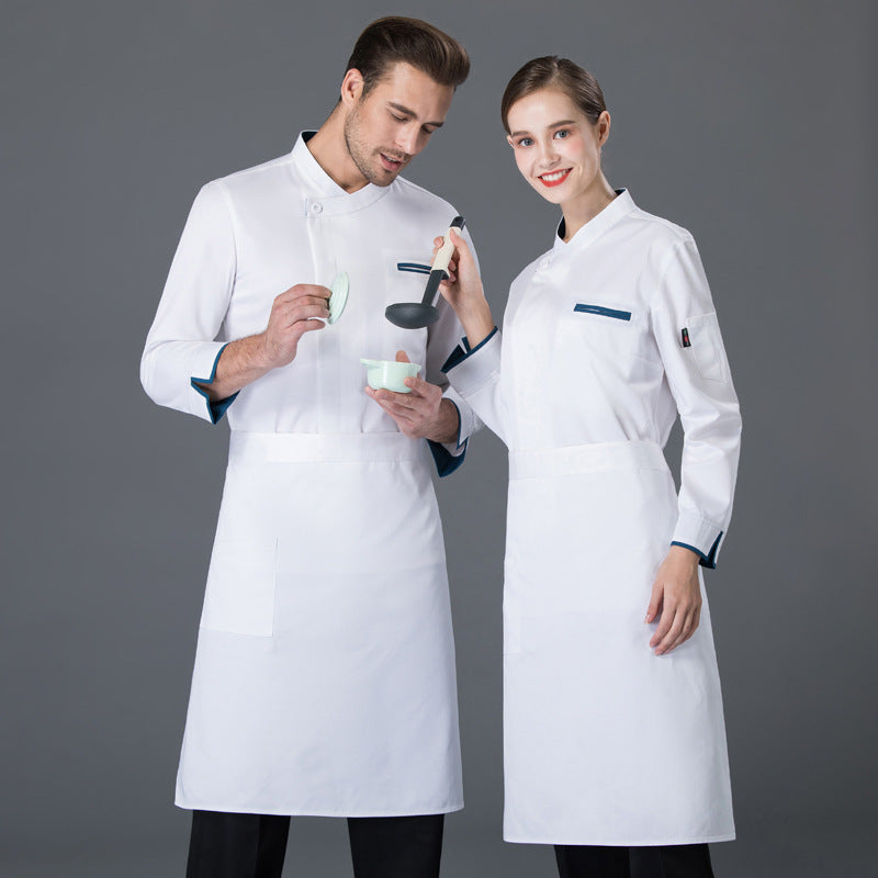 Hotel Chef Working Clothes, Male Long Sleeved, Autumn And Winter Clothes, Chef