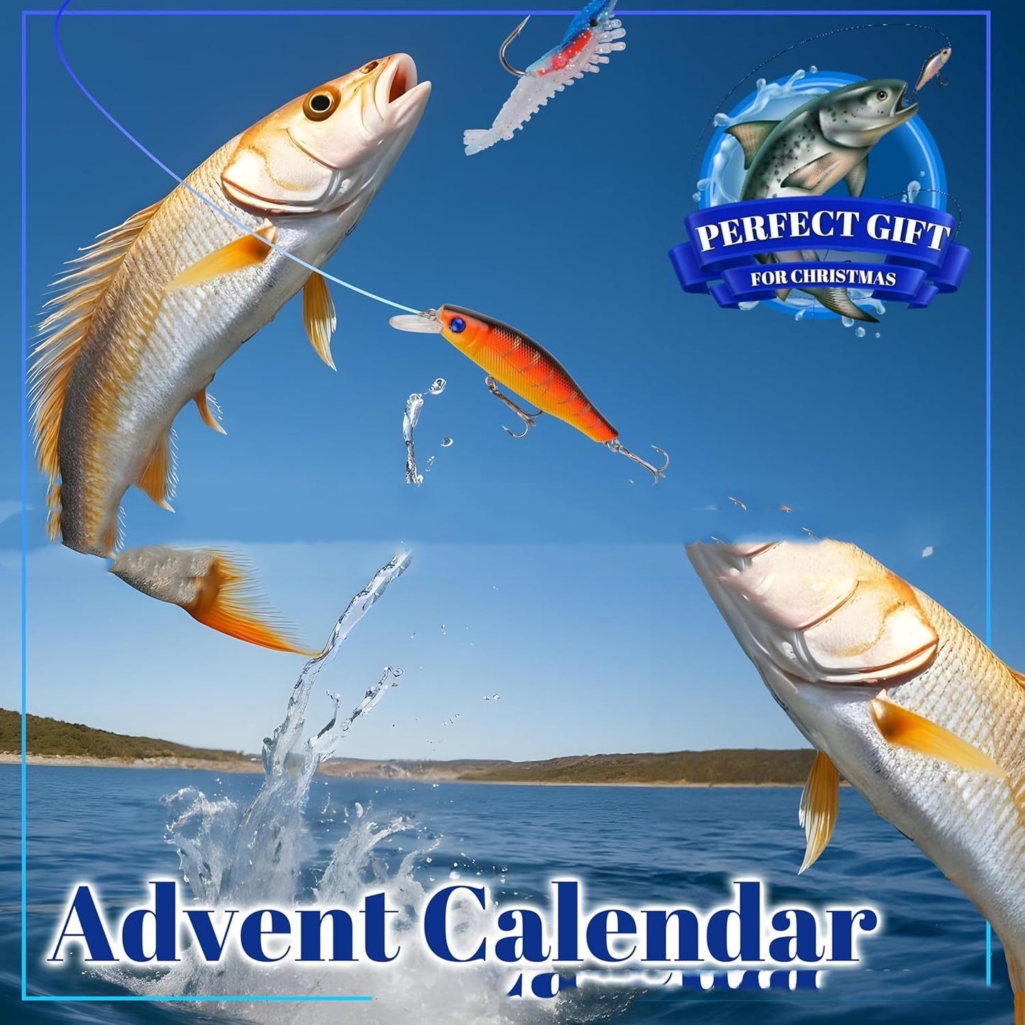 Christmas Advent Calendar Fishing Gear Set