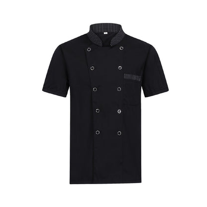 Summer Men's Chef Clothes Short Sleeve
